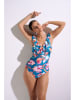 Lisca Badeanzug in Blau/ Pink