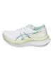 asics Buty "Magic Speed 4" w kolorze biało-zielonym do biegania