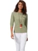 WITT WEIDEN Longsleeve groen/wit