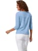 WITT WEIDEN Longsleeve in Blau/ Weiß