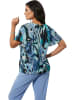 WITT WEIDEN Bluse in Blau/ Schwarz/ Weiß