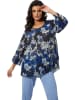 WITT WEIDEN Blouse blauw/wit/zwart