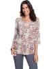 WITT WEIDEN Bluse in Beige/ Braun/ Weiß