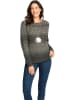 WITT WEIDEN Pullover in Dunkelgrün/ Anthrazit