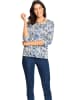 WITT WEIDEN Longsleeve in Creme/ Blau
