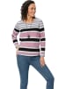 WITT WEIDEN Longsleeve in Rosa/ Grau/ Weiß
