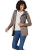 WITT WEIDEN Fleecejacke in Braun/ Beige