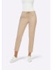 WITT WEIDEN Kunstlederhose in Beige