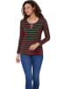WITT WEIDEN Shirt zwart/rood