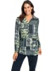 WITT WEIDEN Bluse in Blau/ Beige