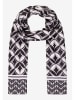 More & More Sjaal zwart/wit - (L)180 x (B)70 cm