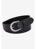 More & More Leren riem zwart