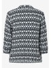 More & More Blouse donkerblauw/wit/lichtblauw