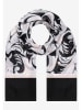 More & More Sjaal wit/zwart - (L)180 x (B)70 cm