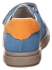 Ricosta Leder-Sneakers in Blau/ Orange