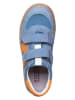 Ricosta Leder-Sneakers in Blau/ Orange