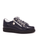 Bartek Leren veterschoenen donkerblauw