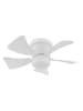 Globo lighting Lampa sufitowa LED w kolorze białym z wentylatorem - wys. 13 x Ø 40,6 cm
