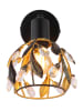 Globo lighting Lampa ścienna "Mika" w kolorze złoto-czarnym - 12 x 16 cm