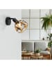 Globo lighting Lampa ścienna "Mika" w kolorze złoto-czarnym - 12 x 16 cm