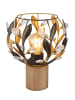 Globo lighting Lampa stołowa "Mika" w kolorze złoto-jasnobrązowym - wys. 25 x Ø 20 cm
