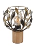 Globo lighting Lampa stołowa "Mika" w kolorze złoto-jasnobrązowym - wys. 25 x Ø 20 cm