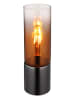 Globo lighting Tischleuchte "Annika" in Schwarz/ Silber - (H)30 x Ø 9 cm 