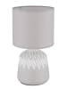 Globo lighting Tafellamp "Rela" lichtgrijs - (H)31,5 x Ø 17,5 cm