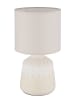 Globo lighting Tischleuchte "Rela" in Creme - (H)31,5 x Ø 17,5 cm