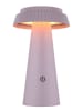 Globo lighting LED-Solarleuchte in Rosa - (H)23 x Ø 14 cm