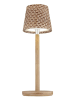 Globo lighting Lampa stołowa LED "Rids" w kolorze beżowym - wys. 33 x Ø 11 cm