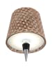 Globo lighting LED-Tischleuchte "Rids" in Beige - (H)33 x Ø 11 cm