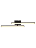 Globo lighting LED-Deckenleuchte "Kirina" in Schwarz - (B)50 x (H)8,4 x (T)7 cm