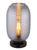 Globo lighting Tischleuchte "Jefrey" in Schwarz/ Grau - (H)34,5 x Ø 20 cm