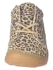PEPINO Leren loopleerschoenen "Dots" beige/bruin