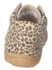 PEPINO Leren loopleerschoenen "Dots" beige/bruin