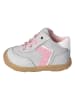 PEPINO Leren boots "Samy" grijs/lichtroze