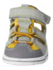 PEPINO Enkelsandalen "Gery" grijs/geel