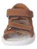 PEPINO Leder-Sandalen "Claas" in Hellbraun