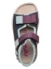 PEPINO Sandalen "Kittie" in Dunkelblau/ Lila/ Türkis