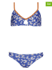 Barts Bikini-Set "Moave Crop Top" in Blau/ Weiß/ Orange