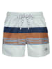 Barts Badeshorts "Pacose" in Hellblau/ Dunkelblau/ Hellbraun