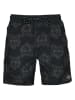Barts Badeshorts "Vinais" in Schwarz/ Orange