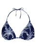 Barts Biustonosz bikini "Enele Triangle" w kolorze granatowo-białym