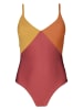 Barts Badeanzug "Rioos Plunge" in Rot/ Orange/ Gelb