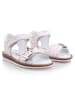 Minimen Sandalen "Akinay" in Weiß/ Pink