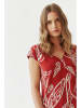TATUUM Kleid in Weiß/ Rot