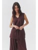 TATUUM Linnen blouse bruin