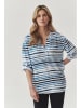 TATUUM Bluse in Weiß/ Blau