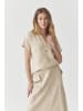 TATUUM Leinen-Bluse in Beige